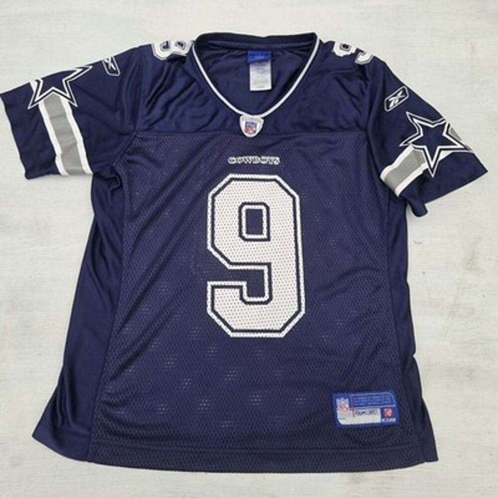 Tony Romo #9 Dallas Cowboys Womens Small QB Football NFL REEBOK Jersey VTG